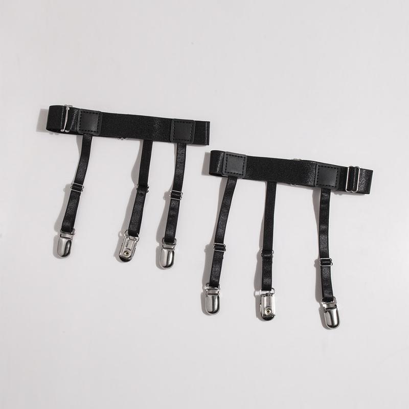 Product Introduction of Kẹp Tất Và Áo Sơ Mi Co Giãn Có Thể Điều Chỉnh Unisex, Thiết Kế Kẹp Ba, Thích Hợp Sử Dụng Trong Kinh Doanh Và Sử Dụng Thường Ngày Sắp Xếp Gọn Gàng Và Dễ Phối Đồ 0