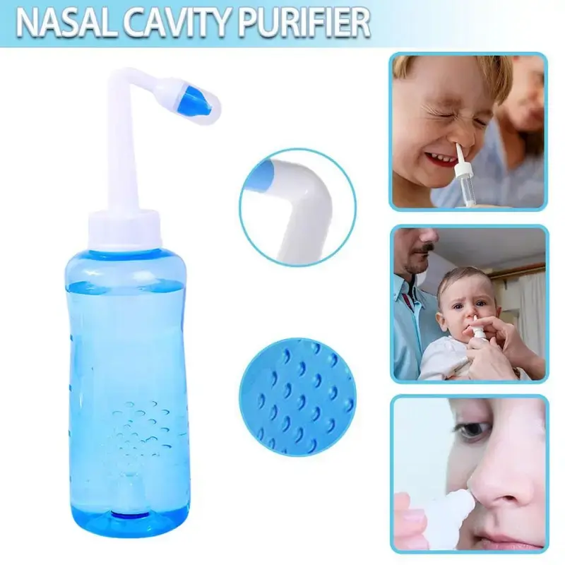 300/500ML Nose Wash System Sinus & Allergies Relief Pressure - TikTok ...