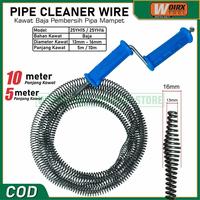 Gambar Kawat Baja Pembersih Pipa Mampet PIpe Cleaner Wire 5M 10M WOIRX TOOL - 5 meter dari Woirx Tool Kota Administrasi Jakarta Barat 1 Tokopedia
