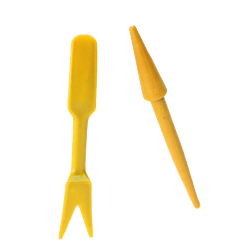 2pcs Transplanting Tools Set Transplant Seedlings Device Punchers Digging Tool