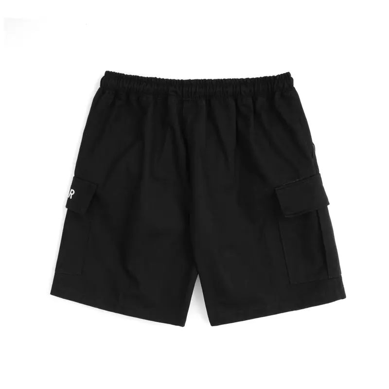 Quần Short Kaki Túi Hộp Nowwear Ngắn Trên gối Unisex Nam Menswear Có Túi Dây Rút Cotton Quần Lửng 3