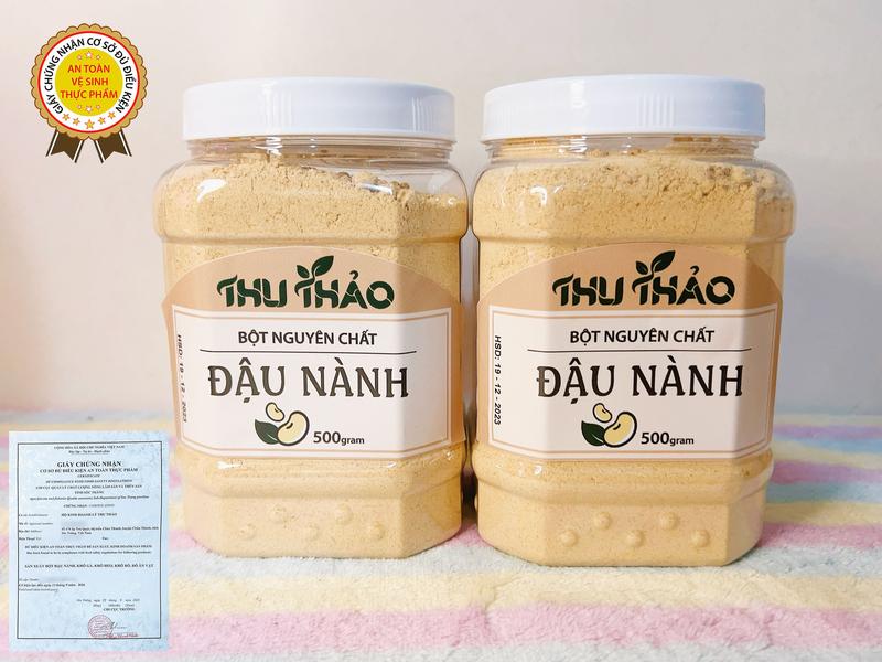 Combo 2 Bột Đậu Nành Thu Thảo Hộp Bột Đậu Rang Nguyên Chất