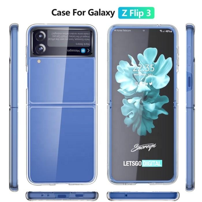 Jual CASE FOR SAMSUNG GALAXY Z FLIP 3 5G FUZE HYBRID CRYSTAL CLEAR CASE ...
