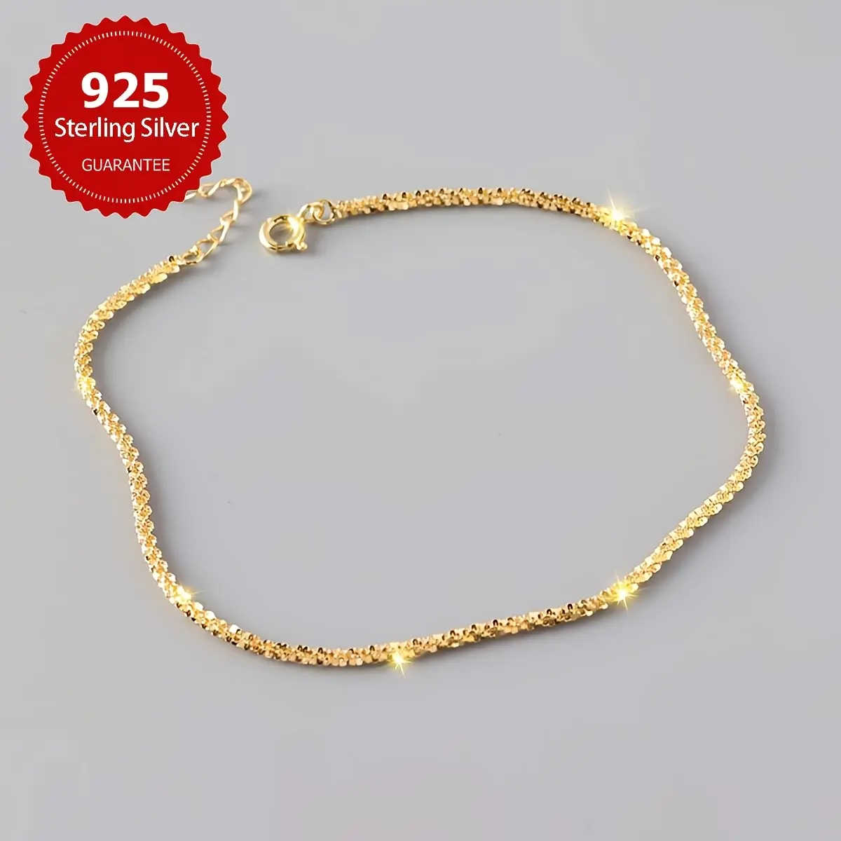 1 Piece Elegant Starry Foot S Sterling Silver Women's Jewelry Sexy Gorgeous Valentine's Day Gift Suitable for Party Holiday Beach