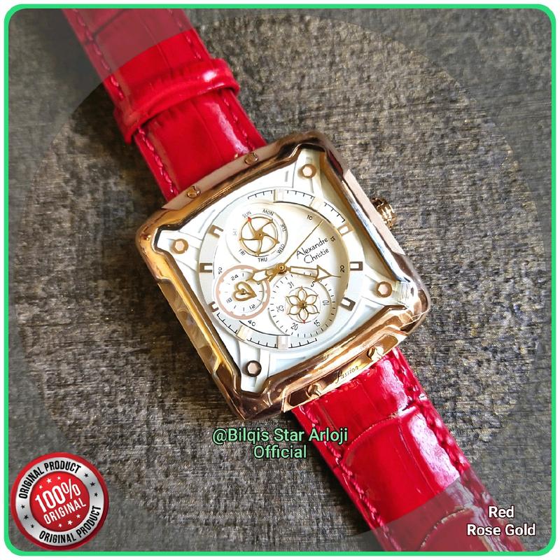 Alexandre Christie Kotak Ac 3030 Wanita Tali Kulit Original 2
