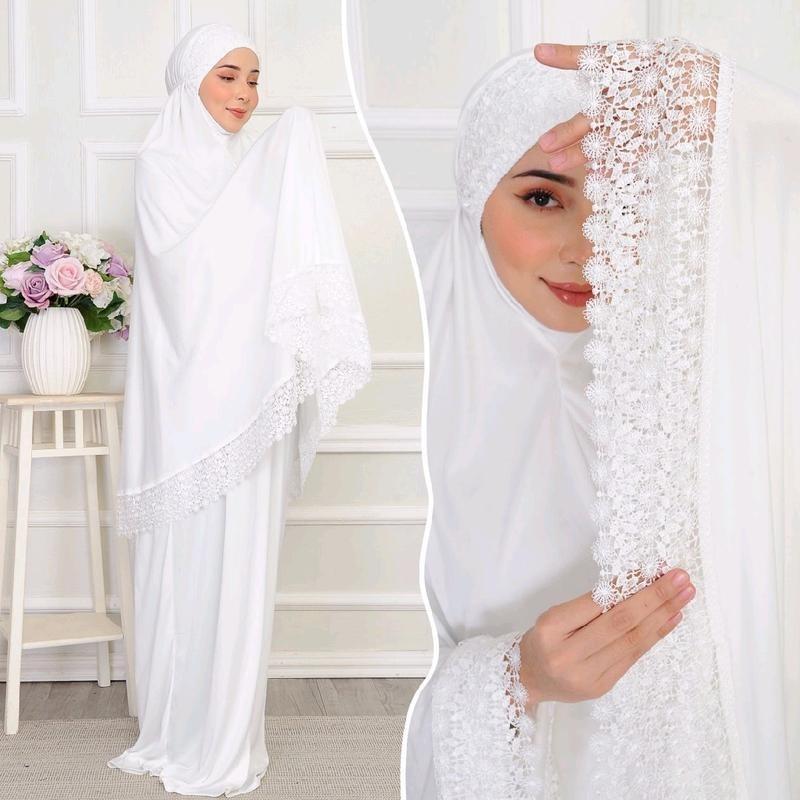 Telekung Color Telekung cotton viscose / telekung lace / telekung plain cotton ...