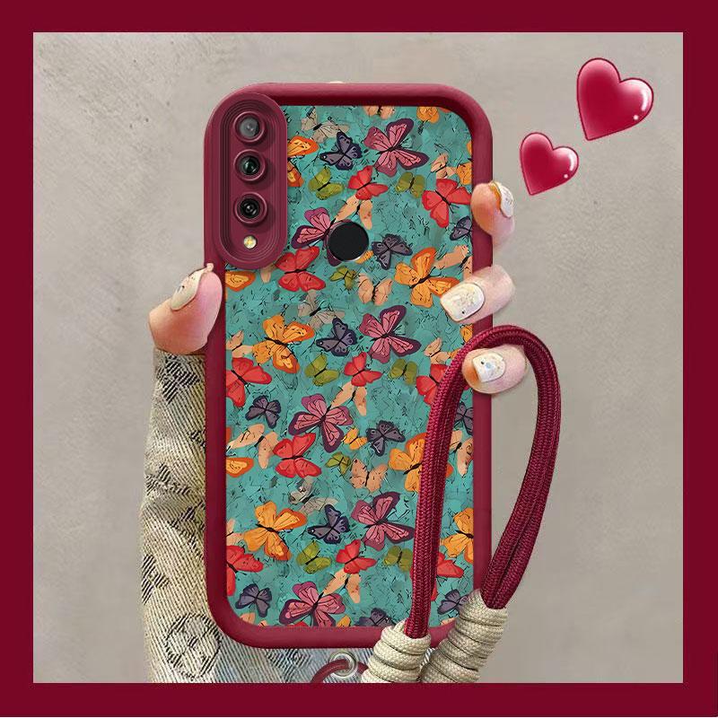 Ốp lưng điện thoại hình bướm phù hợp cho Honor 9X Pro, vỏ mềm bằng silicone bao…