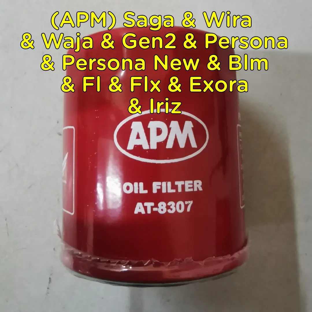 (APM) Oil Filter Perodua & Proton - TikTok Shop Malaysia