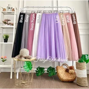 R173FH Rok Tutu 4 Layer Premium Bangkok Panjang List Gold Import Premium | Rok Tutu Bangkok Premium 4 Layer