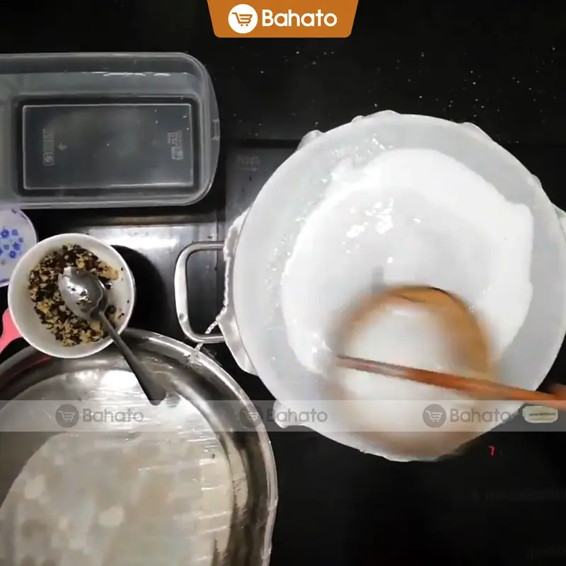 Bộ dụng cụ làm bánh cuốn Bahato tiện dụng (dùng cho được nhiều kích thước nồi 22cm ~ 40cm) 2