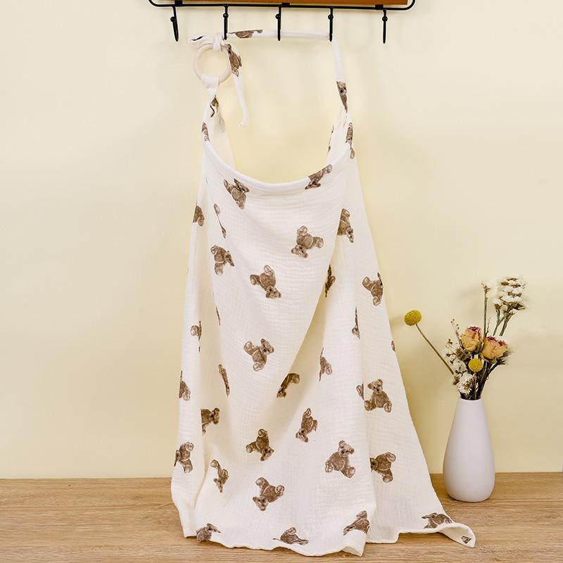 Product Introduction of Cotton Breathable Breastfeeding Cover Mother Outdoor Nurse Cloth Adjustable Privacy Breastfeeding Apron Baby Feeding Nursing 7