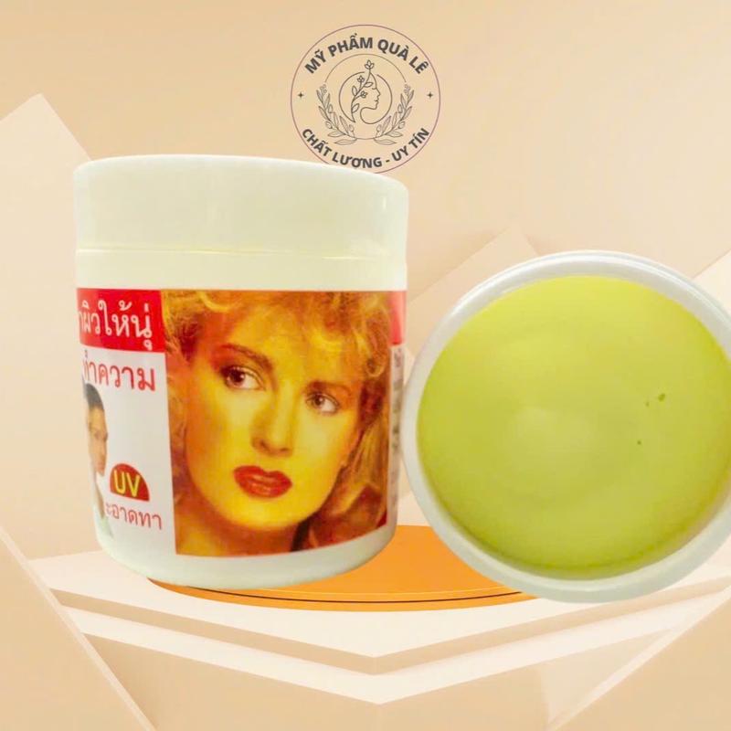 Kem tẩy trắng da toàn thân cô gái tóc xù hủ 200gram Dưỡng Da Body Làm Đẹp Da Kem Body lẻ 1 hủ