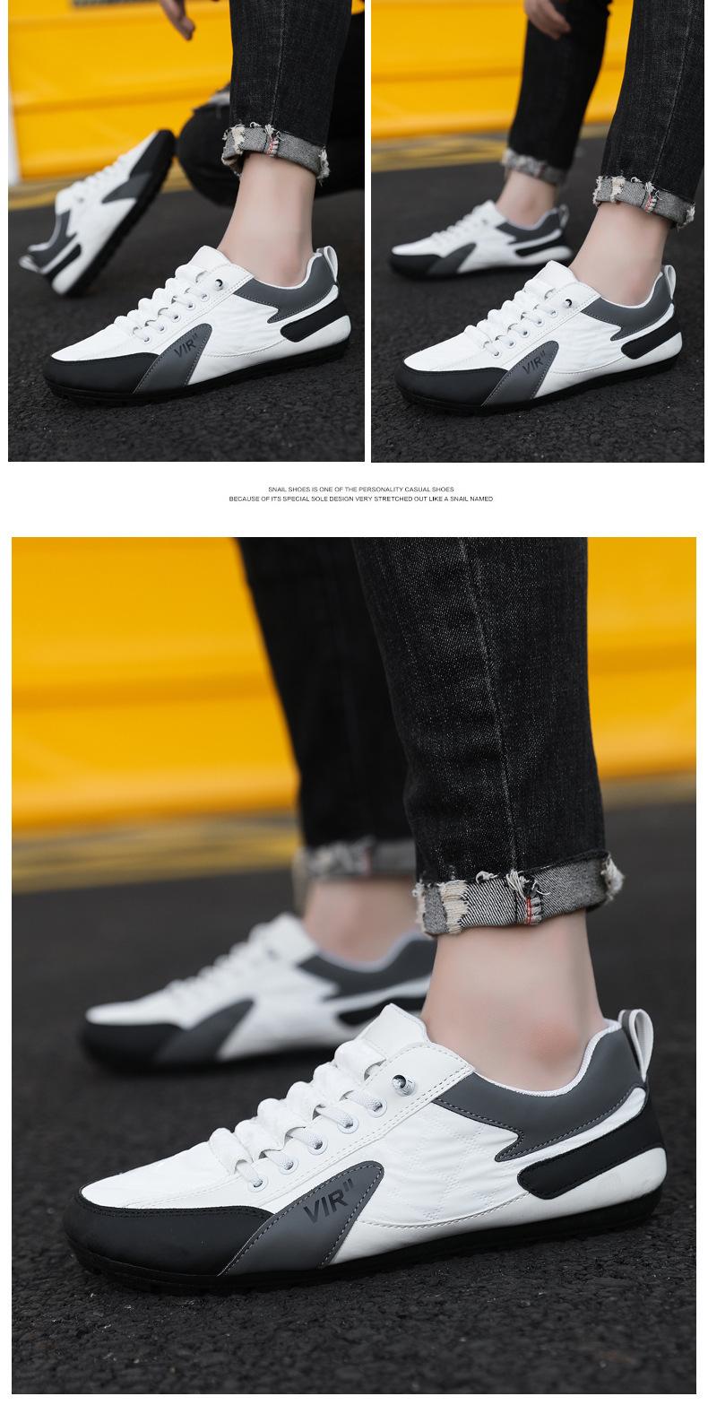 Product Introduction of Fall 2024 New Fashionable Men's Shoes Leather Gommino Driving Shoes Soft Bottom Soft Surface Non-Slip Casual Cortez 13
