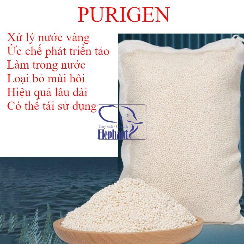 Vật liệu lọc Purigen dùng hấp thụ các chất trong hồ thủy sinh, hồ cá giúp hồ trong hơn