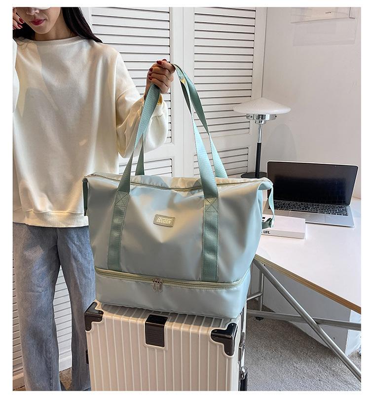 Product Introduction of Sports Workout Travel Handbag, Short Distance Lightweight Water-Proof Bag, Shoe Bag, New Portable Trolley Case, Large-Capacity Luggage Bag, Storage Gym Bag 14