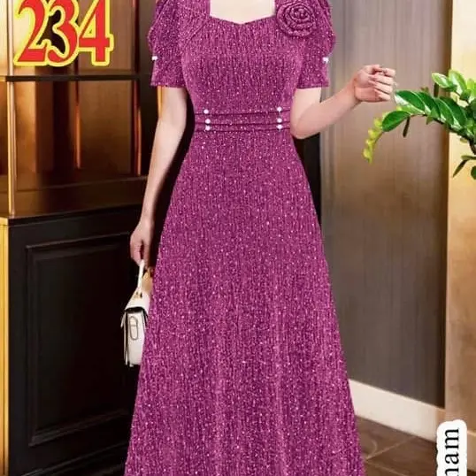 Đầm Trung Niên Thiết Kế (Mã 234). Đi Chơi-Đi Tiệc Sang Trọng