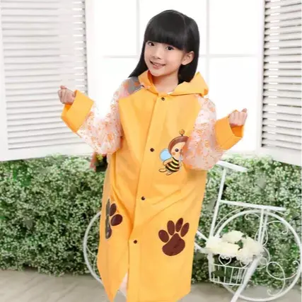 Mantel Mantol Jas Hujan Terusan Anak Perempuan Laki Laki Ransel Motif Karakter Lucu TK SD 3-12 Tahun 2