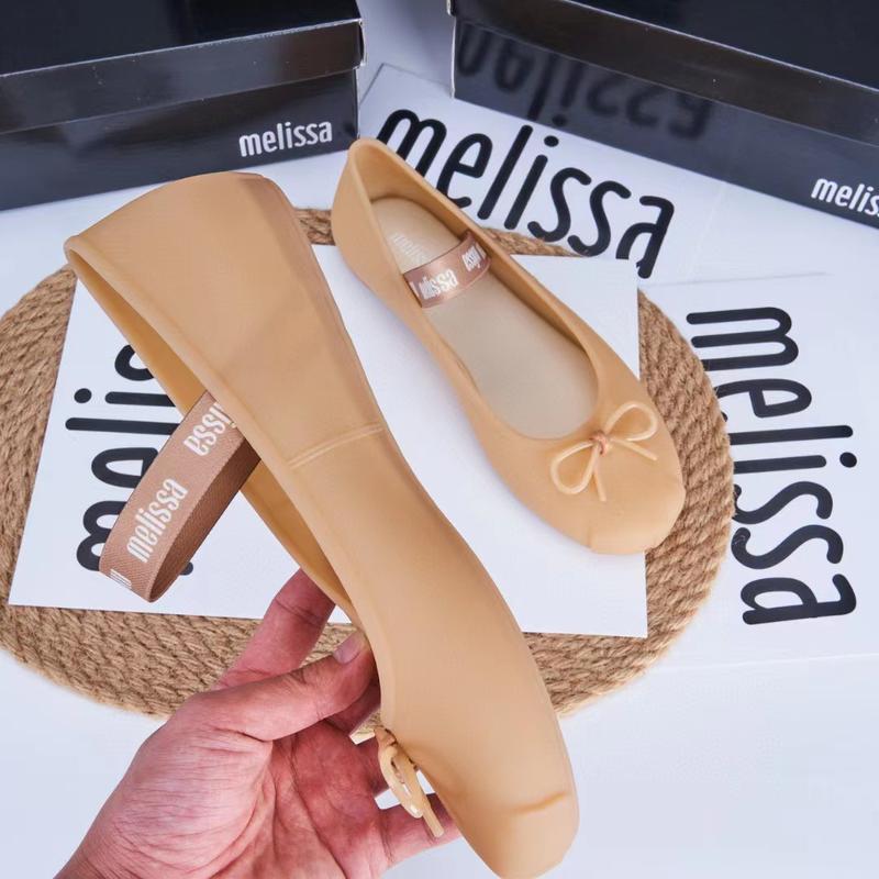 Product Introduction of Mellisa Melisa Bowknot Closed Toe Ballet Shoes Niche French Evening Style Grandma Shoes Beach Shoes Women's Single 5