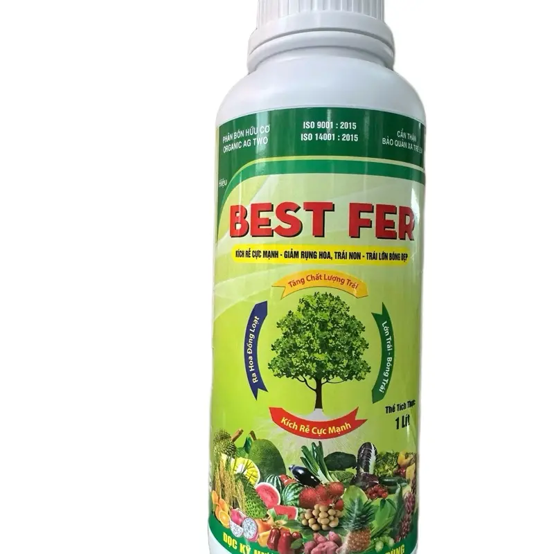 Best Fer phân bón hữu cơ OGANIC cung cấp đầy đủ dinh dưỡng ở dạng dễ tiêu cho cây trồng, bổ sung nhiều nguyên tố vi lượng thiết yếu giúp cây sinh trưởng khỏe, năng suất cao… 2
