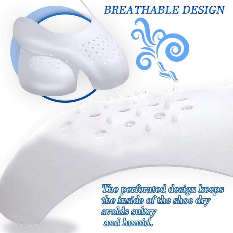 Product Introduction of 2 Pacs New Shoe Care Sneaker Anti Crease Toe Caps Protector Stretcher Expander Shaper Support Pad Shoes Accessories Footwear Comfort Insoles Bedroom Arch Walking 24