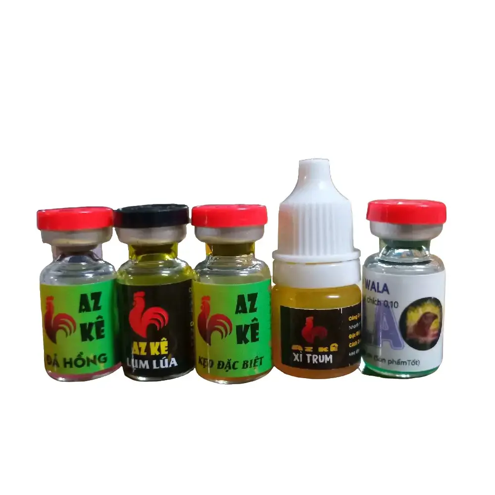 Combo 5 chai thuốc AZ Kê, AZ xì trum Wala hổ trợ gà tăng bo khỏe gà