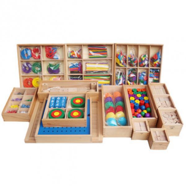 Product Introduction of Montessori Teaching Aids Imitation Copper Lock Unlocking Game Learning Unlocking Key Montessori Daily Life Family 8