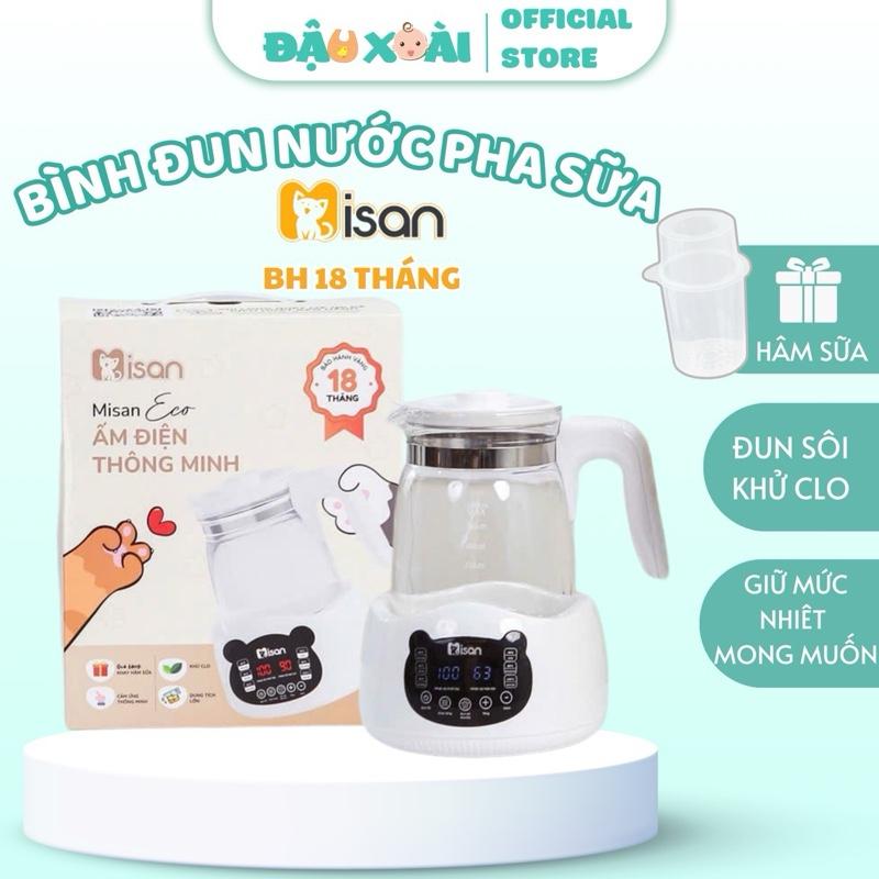 Misan Bình đun nước giữ nhiệt pha sữa hâm sữa cho bé, chính hãng bảo hành 18 tháng Đậu Xoài shop