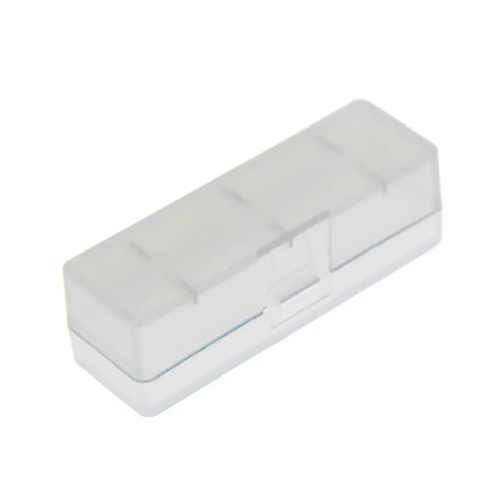 Hộp lưu trữ, Hộp đựng pin, Hộp đựng bằng nhựa, trong suốt, cho pin 18650 đơn