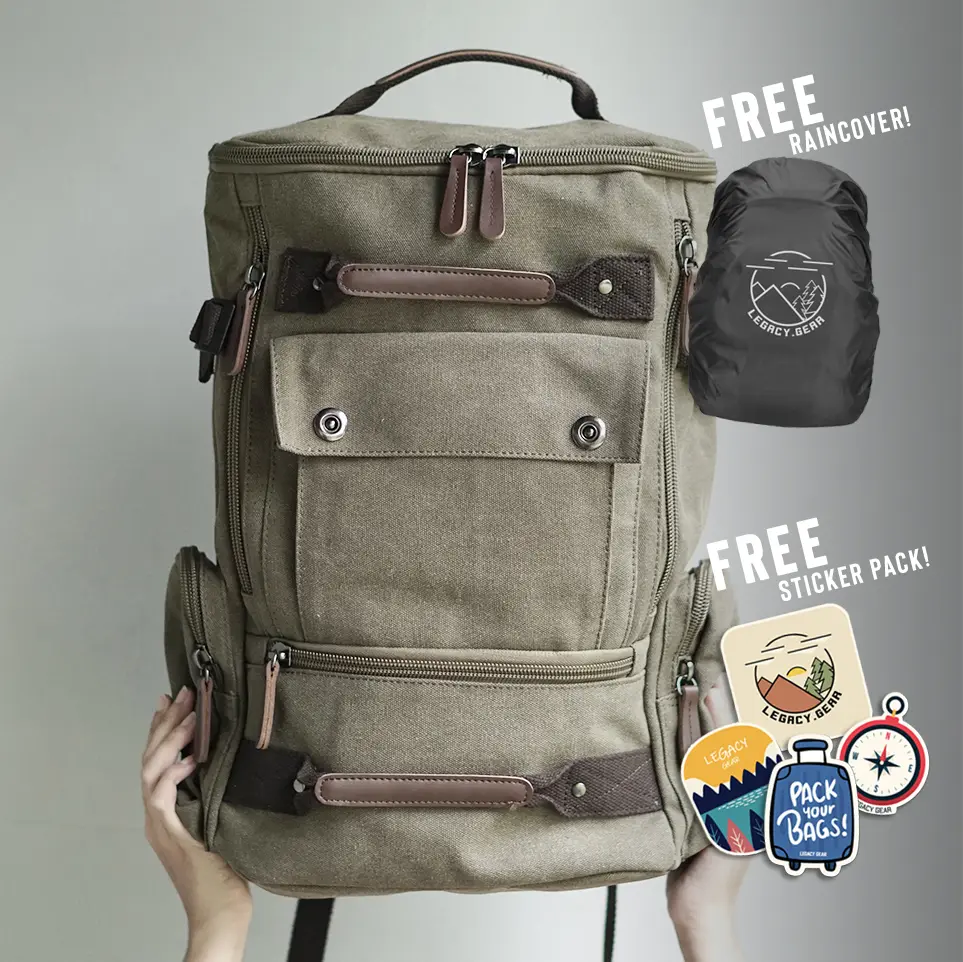 Canon - Legacy Gear - Tas Ransel Pria - Tas Laptop - Tas Travelling