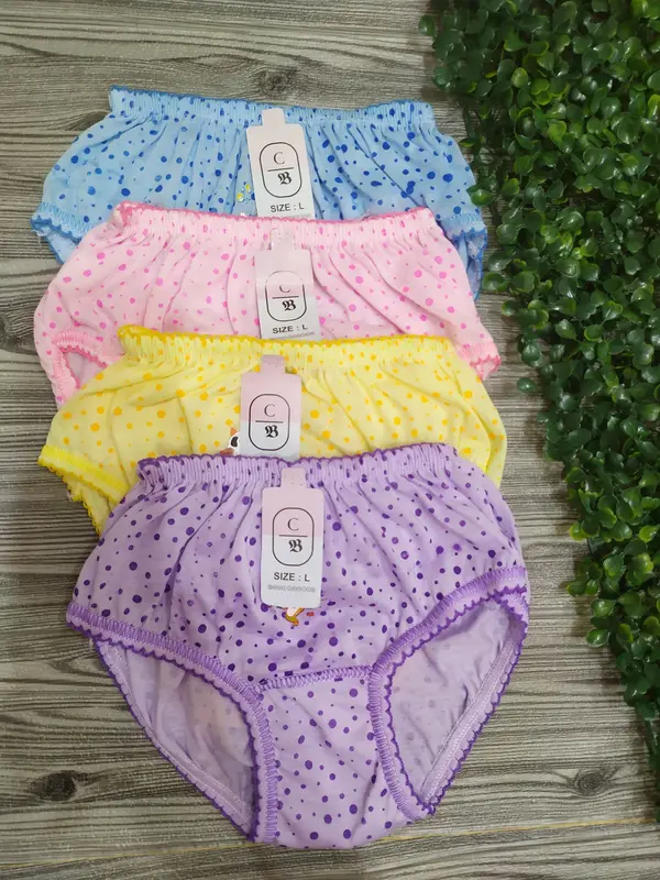 6 PCS Celana Dalam CD Anak Perempuan Motif Lucu | S M L XL | Katun Lembut | Pinggang Karet 4