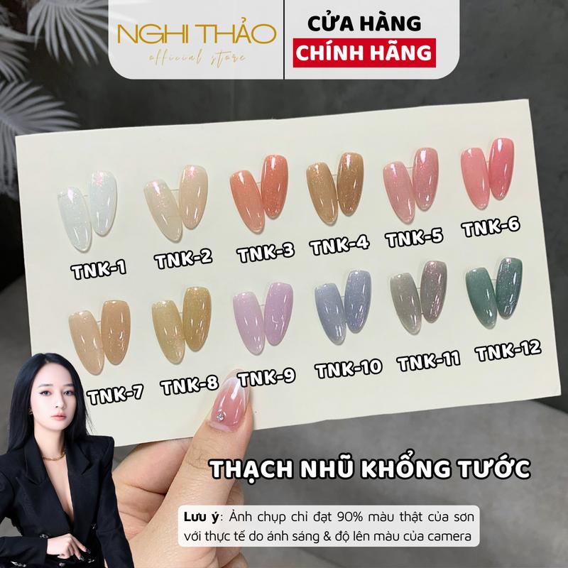 Sơn gel thạch nhũ khổng tước lẻ màu RAMYLA