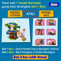 Gambar Mainan Balok Juno 8732-3A | Fairy House 6in1 | Mainan Balok Friends Rumah Pohon 6in1 - Fairy House dari Juno Toys_NEW Kota Surabaya 2 Tokopedia