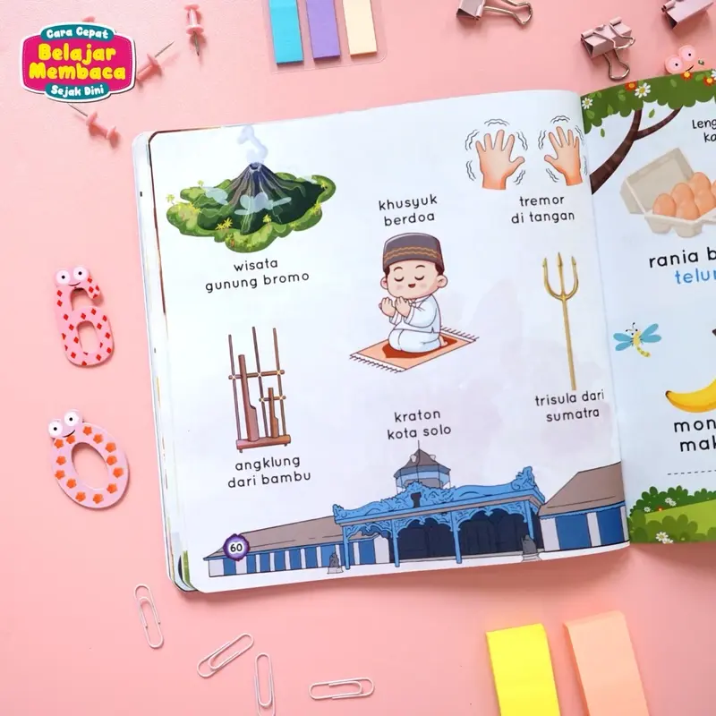 Cara Cepat Belajar Membaca Sejak Dini - Fun Learning - Buku Belajar Membaca - Usia 2 tahun - Buku Belajar Membaca - Buku Anak - Visi Mandiri - Ziyadbooks - Softcover - Littlestar - Buku Pelajaran - Buku Sekolah 3