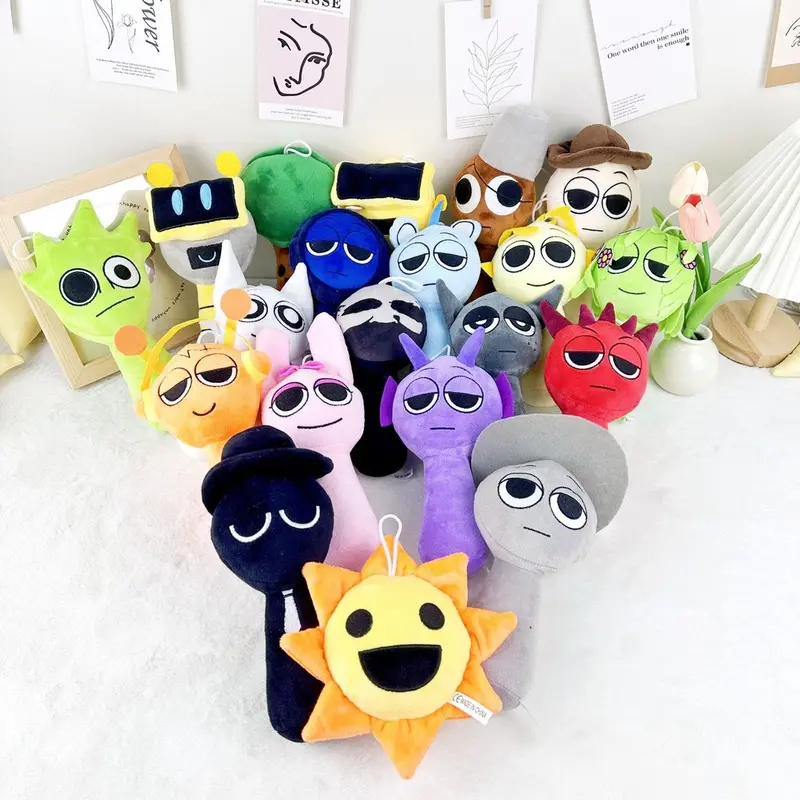 【Ready Stock】Sprunki Plush prunki boneka toys Rhythm Box New Surrounding the Game Plush Toy Doll ZBK1 Christmas gift. 0
