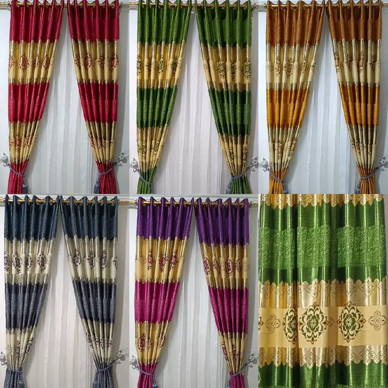 Gorden Hordeng Blackout Motif Klasik Mewah 208 0