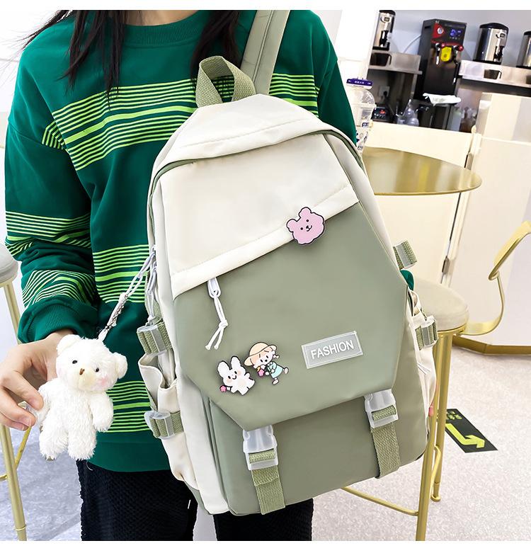 Product Introduction of Ba Lô Unisex, Phong Cách Nhật Bản, Dành Cho Học Sinh, Cặp Sách, Phong Cách Preppy, Túi Đi Chơi Ba Lô Phong Cách Dụng Cụ, Năm 2024 12