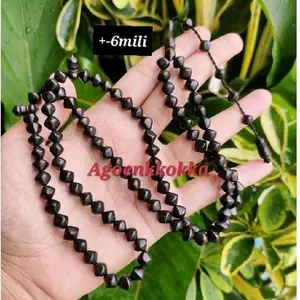 Tasbih kokka 99 wajik 6 mili hitam kaukah