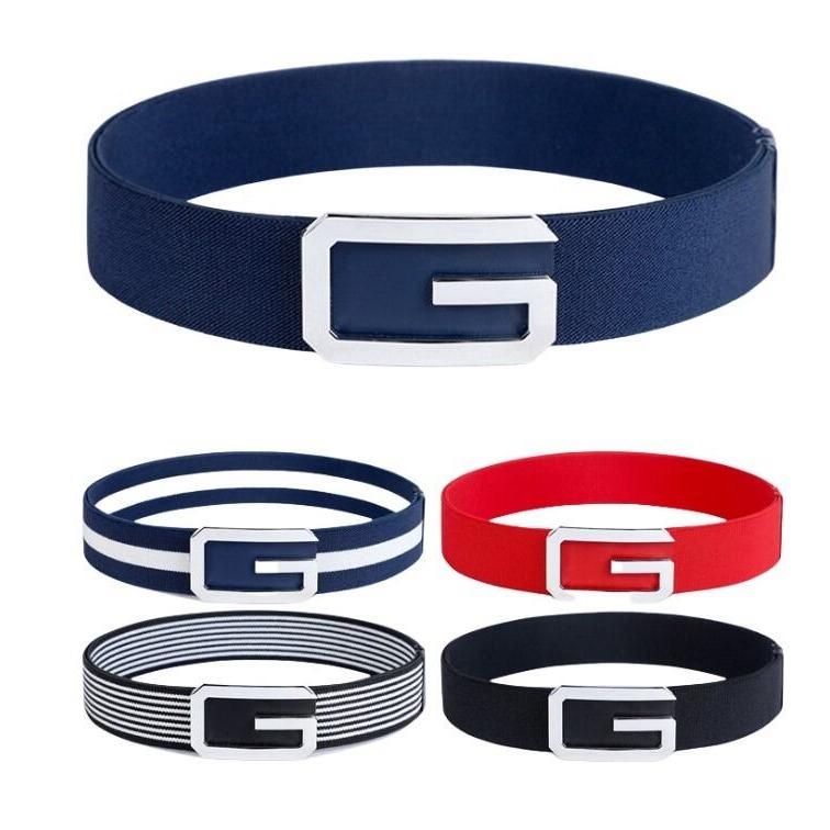 Dây Lưng Golf Chữ G ( Hàng Chuẩn 2 Lớp) Mặt Chữ G Thép Sáng Bóng Không Rỉ, Giây lưng Chun Điểu Chỉnh Co Giản Phù Hợp Cho Nam và Nữ, Bản Rông 3.5cm.
