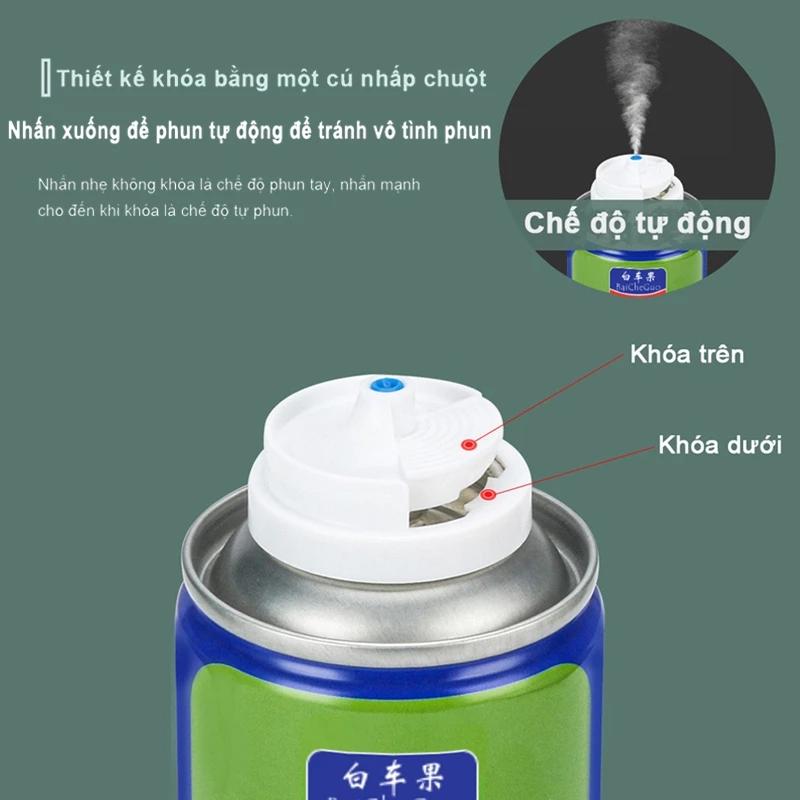 Chai xịt khử mùi diệt khuẩn xe ô tô hương thơm nước hoa cao cấp loại bỏ mùi nội thất xe 7
