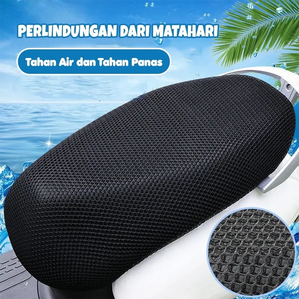 TMC Sarung jok / Cover jok Jaring Jok Motor Anti Panas M L XL XXL XXXL Mio Beat Vario Scoopy Supra CBR Blade PCX Lexi NMAX