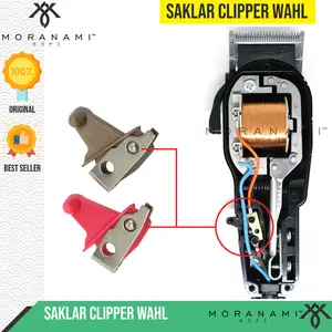 Saklar On Off Clipper Super Taper Legend Magic Clip Sparepart Alat Cukur Rambut Merah
