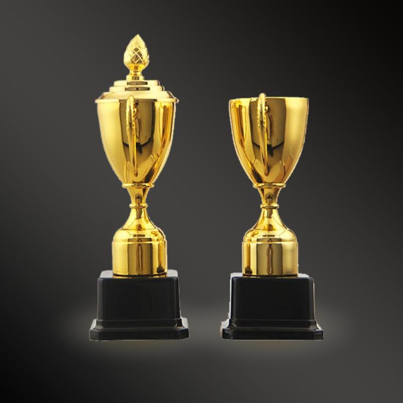 Product Introduction of High Quality Children's Award Trophy Golden Plastic Model Mini Prize Cup Competition Prize Craft Souvenirs Winner Award Trophy Toy Team Sport Competition 13