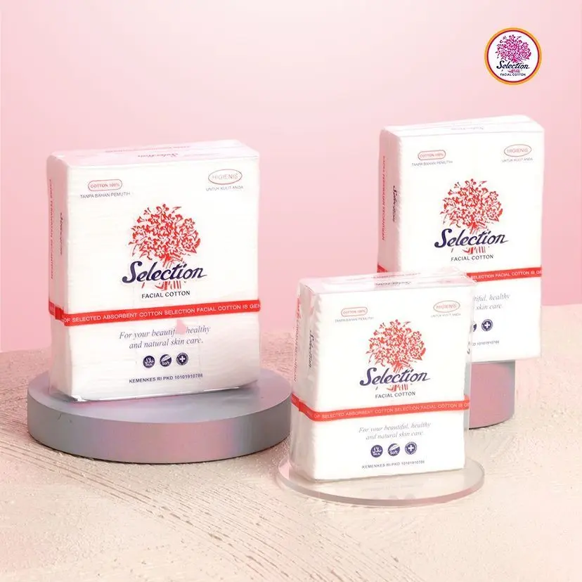 Kapas Selection 35gr 50gr 75gr | SELECTION Facial Cotton / Cotton Buds | Kapas Pembersih Wajah