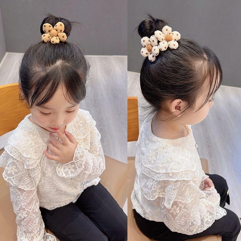 Dây Buộc Tóc Màu Nâu Sữa Cho Trẻ Em, Dây Buộc Tóc Vải Hoa, Dây Cao Su, Phụ Kiện Đội Đầu Cho Bé Gái, Phụ Kiện Tóc Bé Gái, Bộ 4605 Miếng, Thích Hợp Cho Trẻ Em, Không Làm Tổn Thương Tóc, Hàng Mới Về, Ưu Đãi Bán Chạy Trong 30 Ngày, Thời Gian Đến: 2025 4