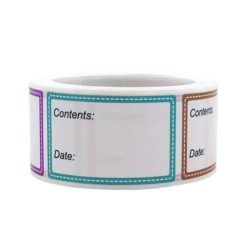 Food Safety Date Sticker, 200pcs/roll Freezer Storage Food Date Label Sticker, Colorful Blank Marker Sealing Sticker for Book, Refrigerator Reminder Food Storage Labels,  Teenage Girl Gifts 2