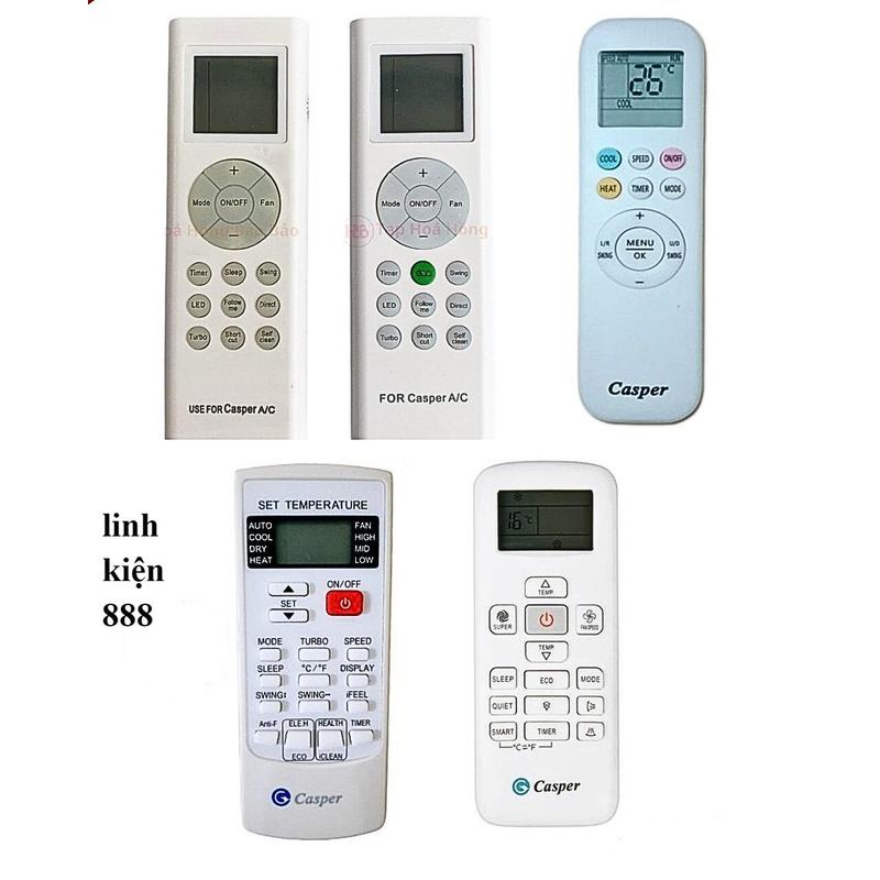 Remote Điều Khiển Điều Hòa CASPER đa năng thay thế tất cả các mẫu cùng dòng 0