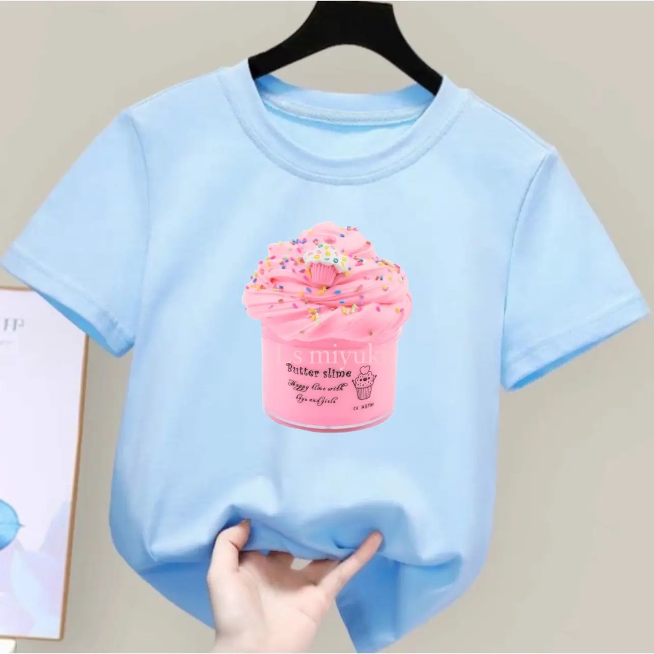 KAOS ANAK PEREMPUAN CASUAL CUPCAKE 1-10TH