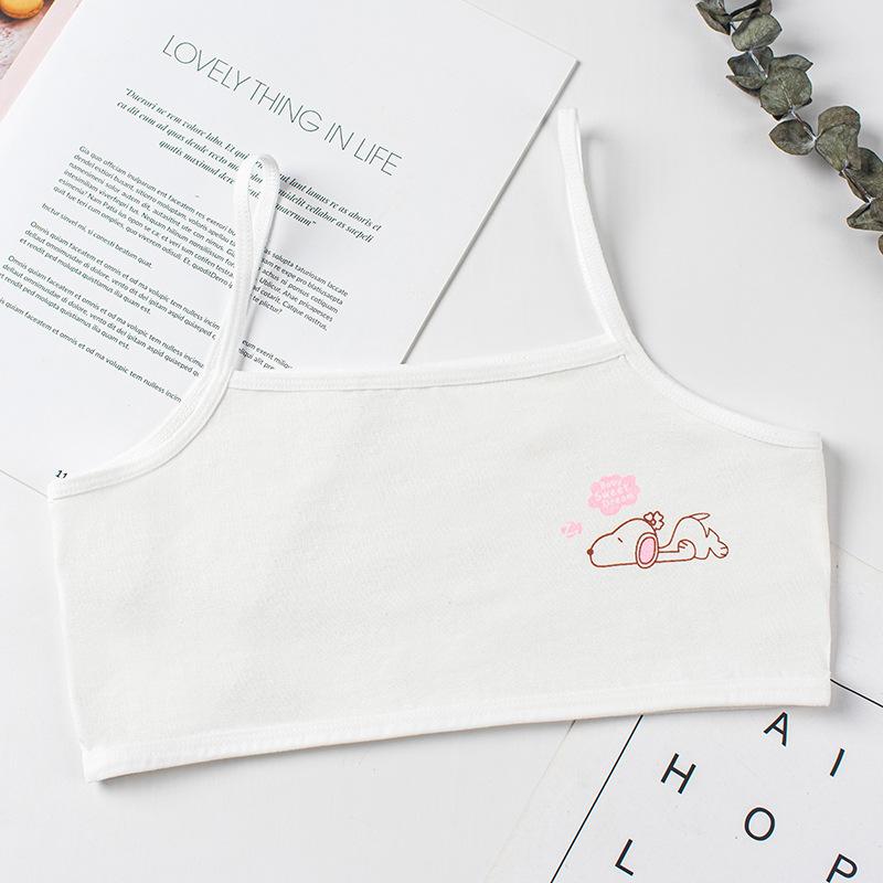 Product Introduction of Girl's Sport Bras Teens Brassiere Kids Underwear Cotton Girls Training Bra Push Up Running Tops 7-16 Years Adolescente 4