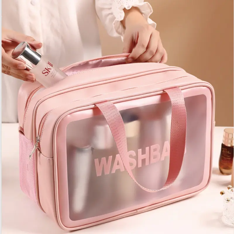 U-Living Washbag Double Layer Tas Make Up Kosmetik Tas Travel Organizer AO012 Wanita Cewek 1
