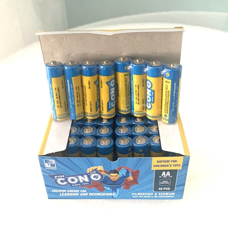 Pin tiểu Con Ó AA R6P dùng cho micro karaoke đồng hồ treo tường đồ chơi trẻ em